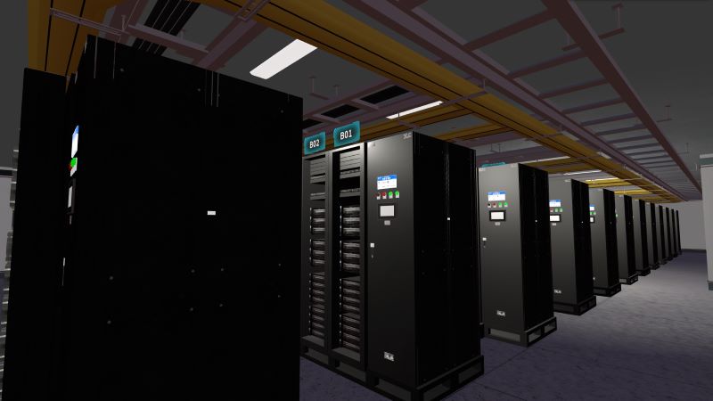 机房巡检机器人VR软件开发