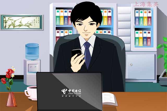 天翼导航flash动画制作